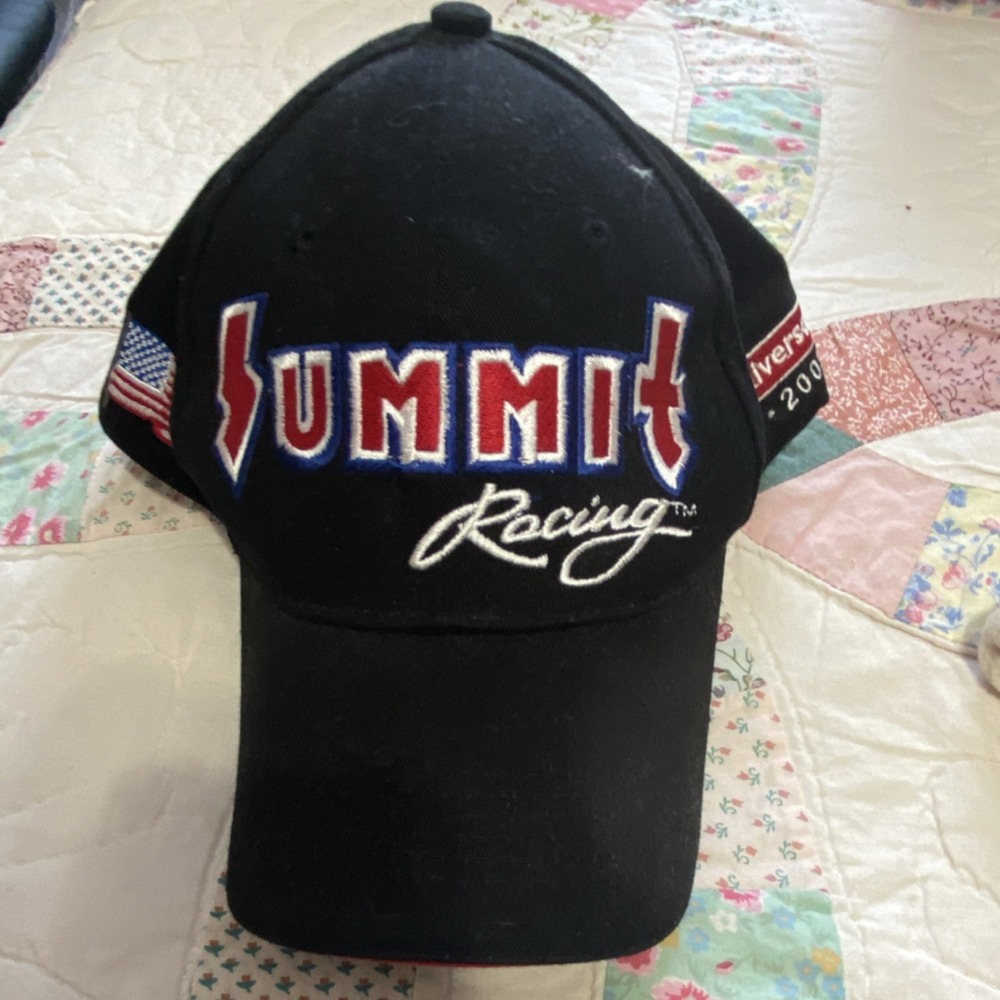 Summit Racing 35th Anniversary 1968-2003 NASCAR Cap Black Adjustable Unisex